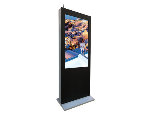 jakość  Weatherproof Outdoor Digital Signage Outdoor Touch Screen Kiosk OEM fabryka