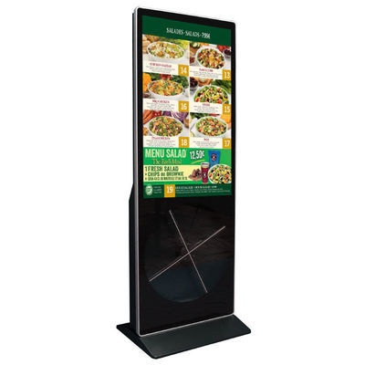 43-calowy LCD podłogowy cyfrowy sygnalizator do wystawy w centrum handlowym