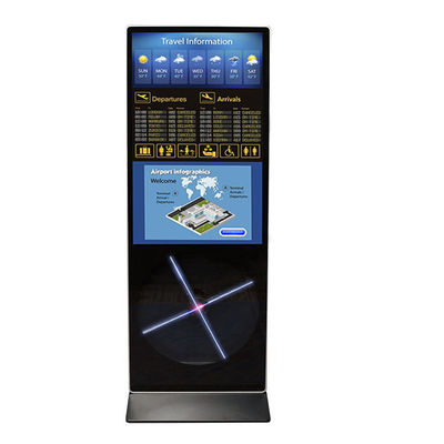 43-calowy LCD podłogowy cyfrowy sygnalizator do wystawy w centrum handlowym