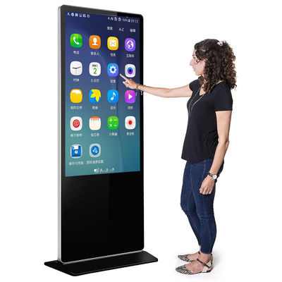Interaktywny ekran reklamowy LCD, cyfrowy kiosk z sygnałami