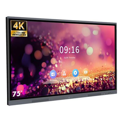 4K płaska tablica cyfrowa Multi Touch Interaktywna 86