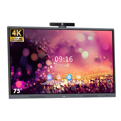 4K płaska tablica cyfrowa Multi Touch Interaktywna 86