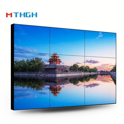 55 cali Jasność 500cd/m2 Ekran LCD 1200:1 Wskaźnik kontrastu 3.5mm Szwy