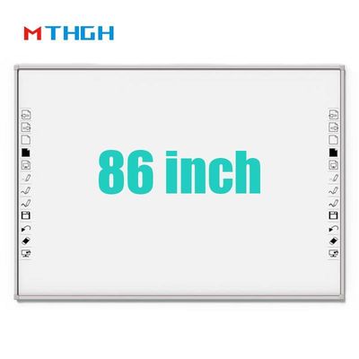 86-calowe szkło hartowane Smart Whiteboard z Wi-Fi Bluetooth połączenie USB dla szkolnego supermarketu