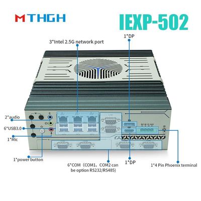 IEXP-502 Industrial Mini PC With Mini PCIe Expansion Slot System operacyjny Windows/Linux