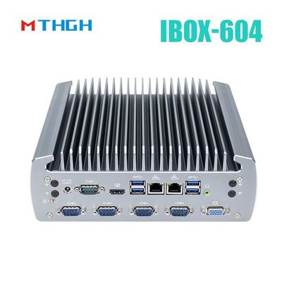 PC przemysłowy bez wentylatora IBOX-604 Intel Core I5 6500T SSD HDMI Windows/Linux