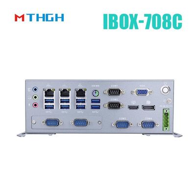 IBOX-708C Mini PC przemysłowy bez wentylatora z 8GB DDR4 Quad Core I7 6700T