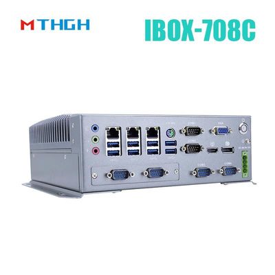 IBOX-708C Mini PC przemysłowy bez wentylatora z 8GB DDR4 Quad Core I7 6700T
