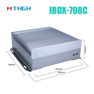 IBOX-708C Mini PC przemysłowy bez wentylatora z 8GB DDR4 Quad Core I7 6700T