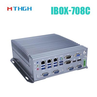 IBOX-708C Industrial Mini PC Wsparcie HDMI/DP/VGA 6*COM 8*USB3.0