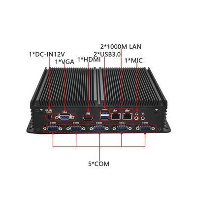 Quad Core Gemini Lake Refresh IBOX-1026 Mini PC z podwójnym siecią LAN Intel