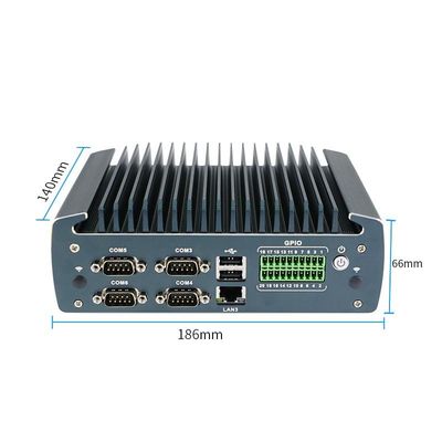 IBOX-1226 J6412 Przemysłowy mini komputer bez wentylatora z 32 GB pamięci RAM i 12V DC