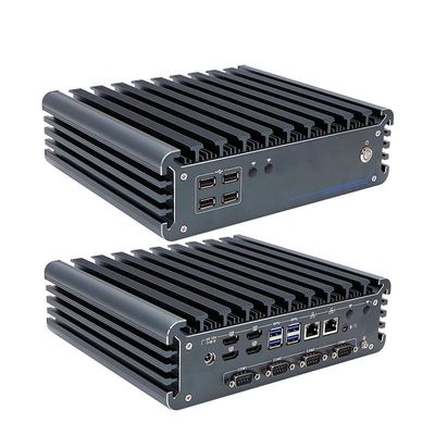 IBOX-3226 Quad Core Refresh Fanless Industrial Mini PC CE CCC FCC Class A RoHS 2,64KG