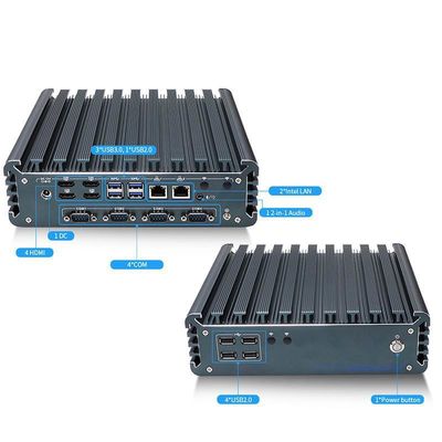 IBOX-3226 Quad Core Refresh Fanless Industrial Mini PC CE CCC FCC Class A RoHS 2,64KG