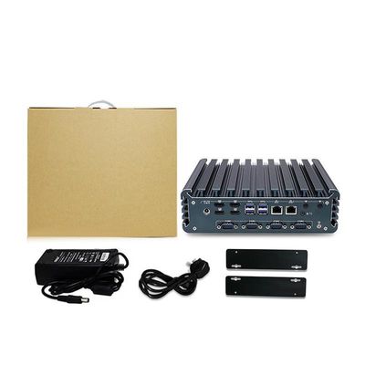 IBOX-3226 Quad Core Refresh Fanless Industrial Mini PC CE CCC FCC Class A RoHS 2,64KG