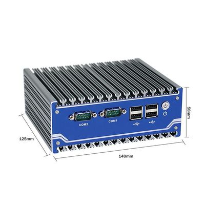 Nano Titanium Gray Industrial Mini PC N11 DC 12V Wejście 2XIntel I210-AT/I211-AT 1000M