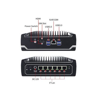 IBOX-501 N18 Mini PC bez wentylatora Quad Core 32 GB