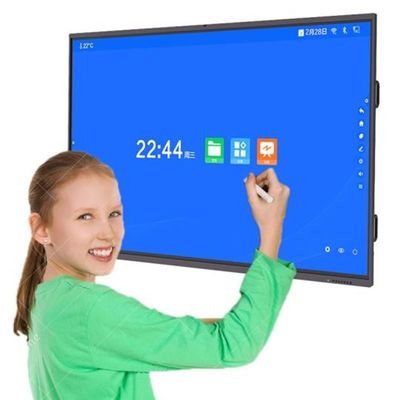 4K 65 Inch 16:9 Interaktywny tabliczka LCD Infraczerwony/Kapacytatywny Dotyk dla inteligentnej edukacji