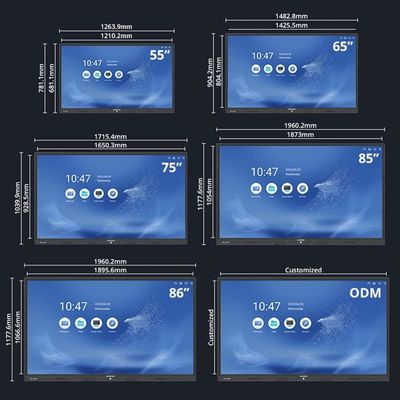55" HD Ekran dotykowy 16 9 Wbudowana kamera 48MP Opcja