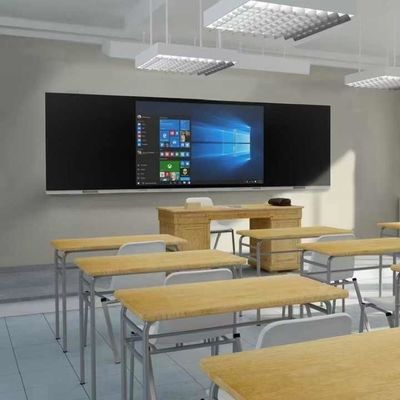Inteligentna płyta cyfrowa 65-calowa Smart Blackboard z płaskim panelem do pisania 4K i procesorem I3/I5/I7/I9