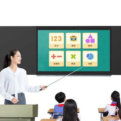 86-calowa inteligentna tablica cyfrowa z współczynnikiem widoczności 16 9 i długością ≥ 4450 mm dla interaktywnego środowiska uczenia się