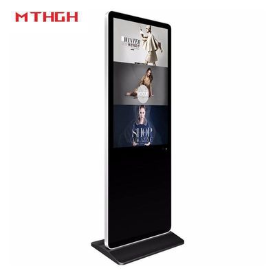 49-calowe czarne cyfrowe znaki z połączeniem Wi-Fi / Bluetooth / USB i wyjściami audio / słuchawki dla optymalnego wyjścia audio