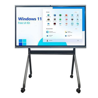 3840x2160 4K Panel ekranu 65-calowy Interaktywny ekran dotykowy Whiteboard z oprogramowaniem i 178° kątem widzenia H/V