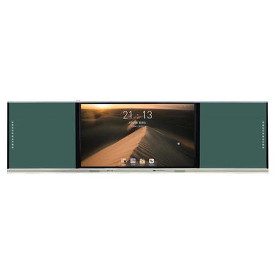 75-calowa interaktywna inteligentna tablica cyfrowa z wbudowanym rozpoznawaniem głosu / twarzy / kamerą sztucznej inteligencji, system Android / Windows