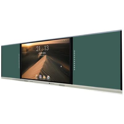 75-calowa interaktywna inteligentna tablica cyfrowa z wbudowanym rozpoznawaniem głosu / twarzy / kamerą sztucznej inteligencji, system Android / Windows