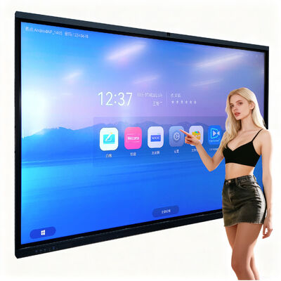 65 75 85 86 98 110 cali Ultra Cienki Inteligentny Interaktywny 4K LCD Płaski Panel Wyświetlacza Smart Board Tablica Konferencyjna