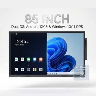 Interaktywny tabliczka dotykowa zapewniająca naturalne uczucie pisania i powierzchnię antyświetlną z ochroną szkła hartowanego